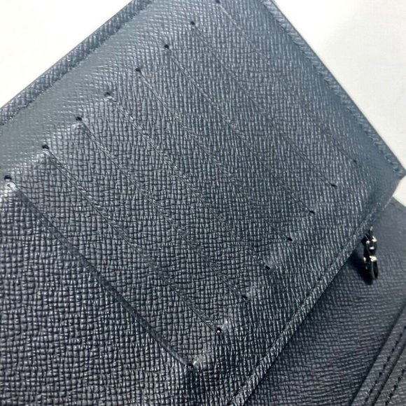 Authentic LOUIS VUITTON M61697 MonogramEclipse Portefeuille Braza Folded wallet - Picture 14 of 15